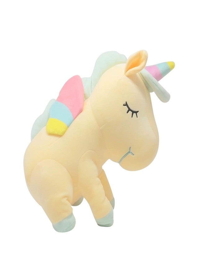 Trusmile Super Soft Unicorn Plush Toy Stuffed Animal Pillow Cushion Soft Stuffed for Baby Kids (Medium Size) - Image 3
